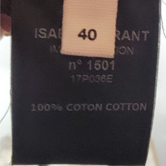 Isabel Marant Étoile Striped Knit Top, Black Brown & White Womens Size 40 / 8 US - Picture 9 of 10